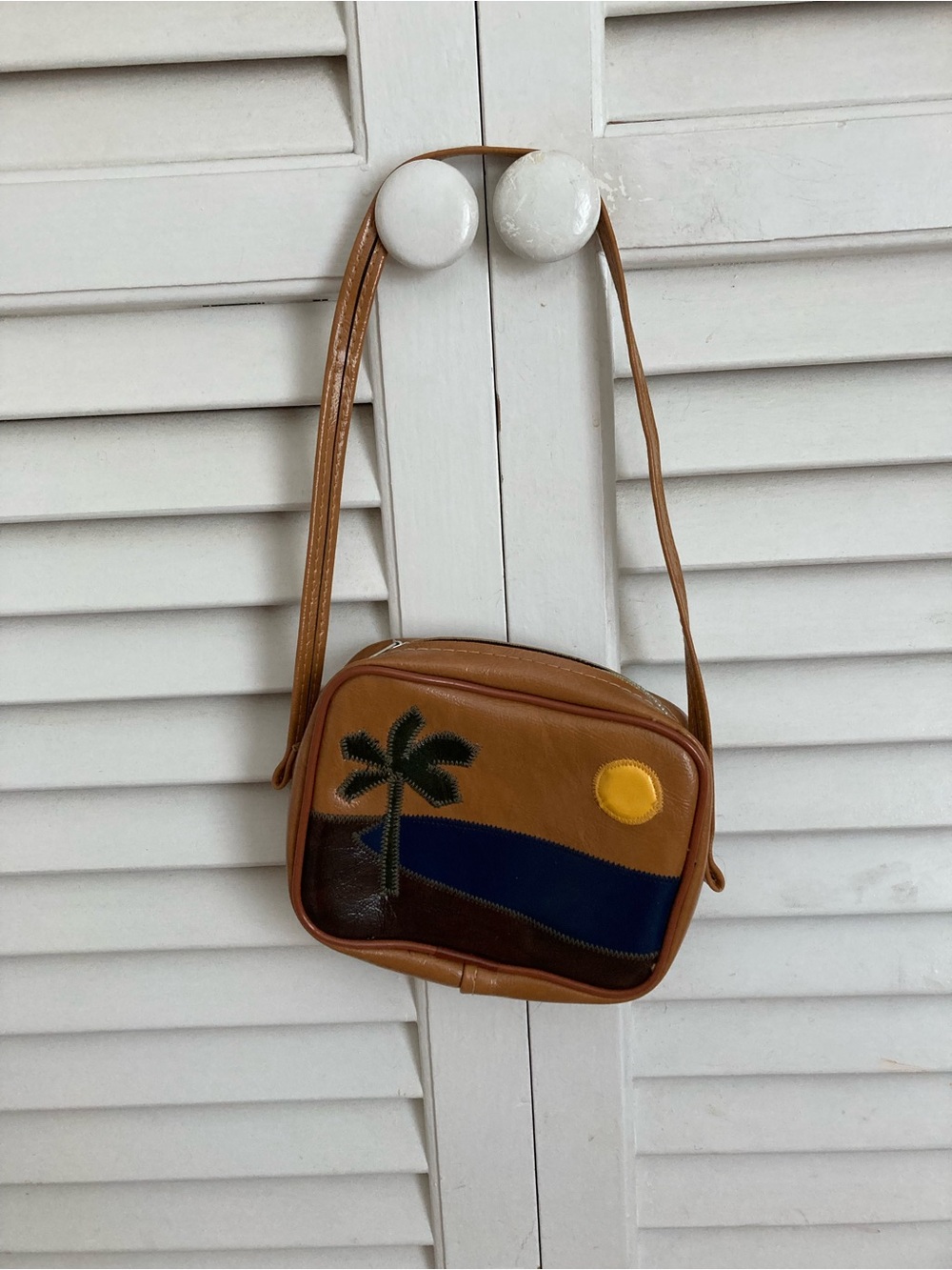 Palm Tree vintage mini bag